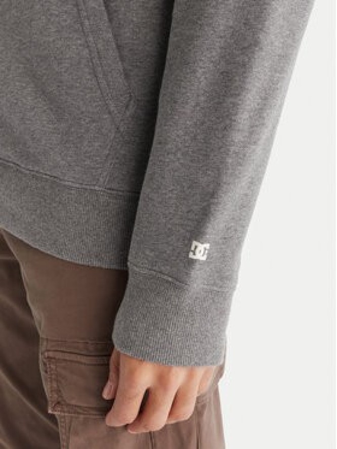 DC Shoes Bluza Baseline ADYFT03389 Szary Regular Fit