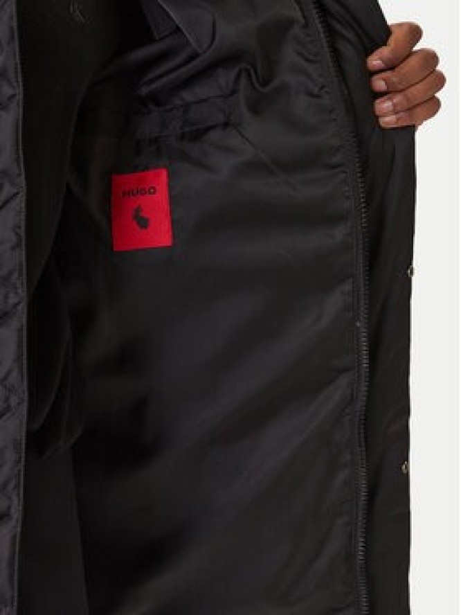 HUGO Kurtka puchowa Melmus 2541 50549098 Czarny Regular Fit