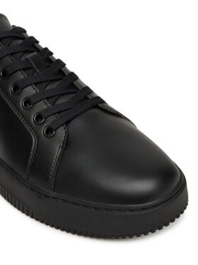 Calvin Klein Jeans Sneakersy Chunky Cupsole Ru Patch Lth YM0YM01296 Czarny