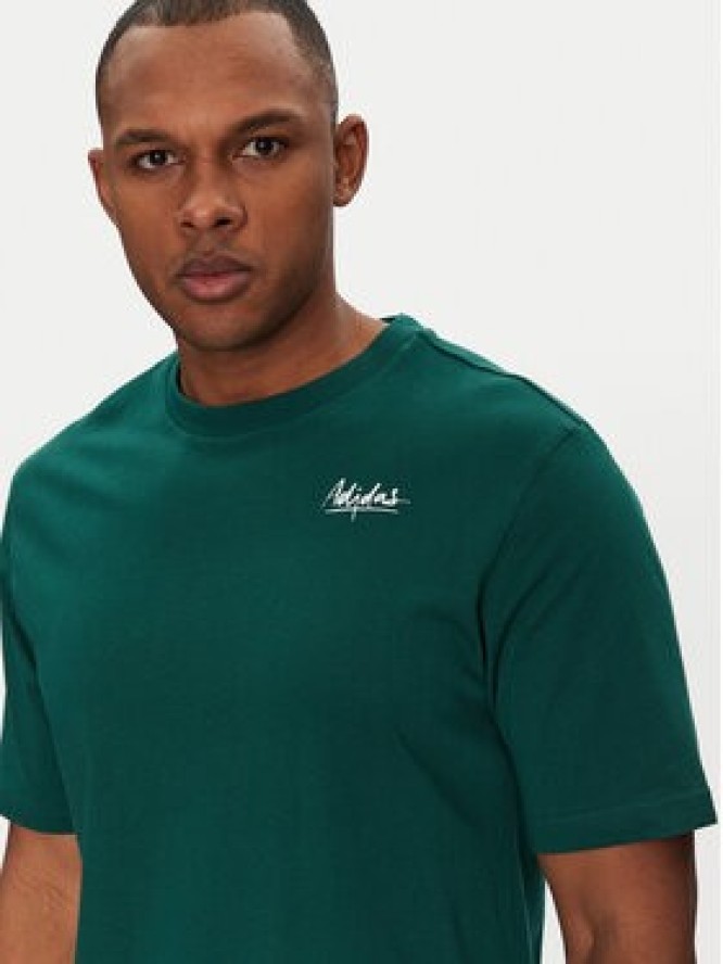 adidas T-Shirt Lounge Still Life Bowl Graphic JJ3961 Zielony Regular Fit