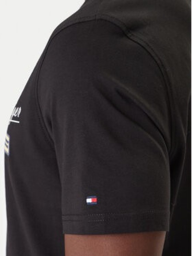 Tommy Hilfiger T-Shirt Modern Ath Graphic MW0MW41471 Czarny Regular Fit