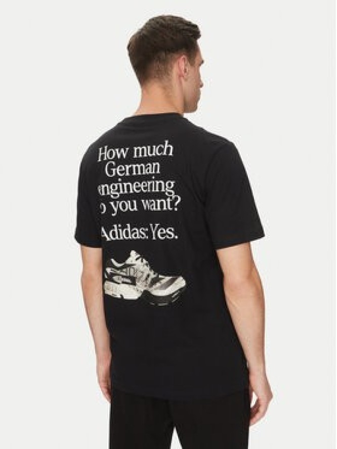 adidas T-Shirt German Engineering Graphic JP1528 Czarny Regular Fit