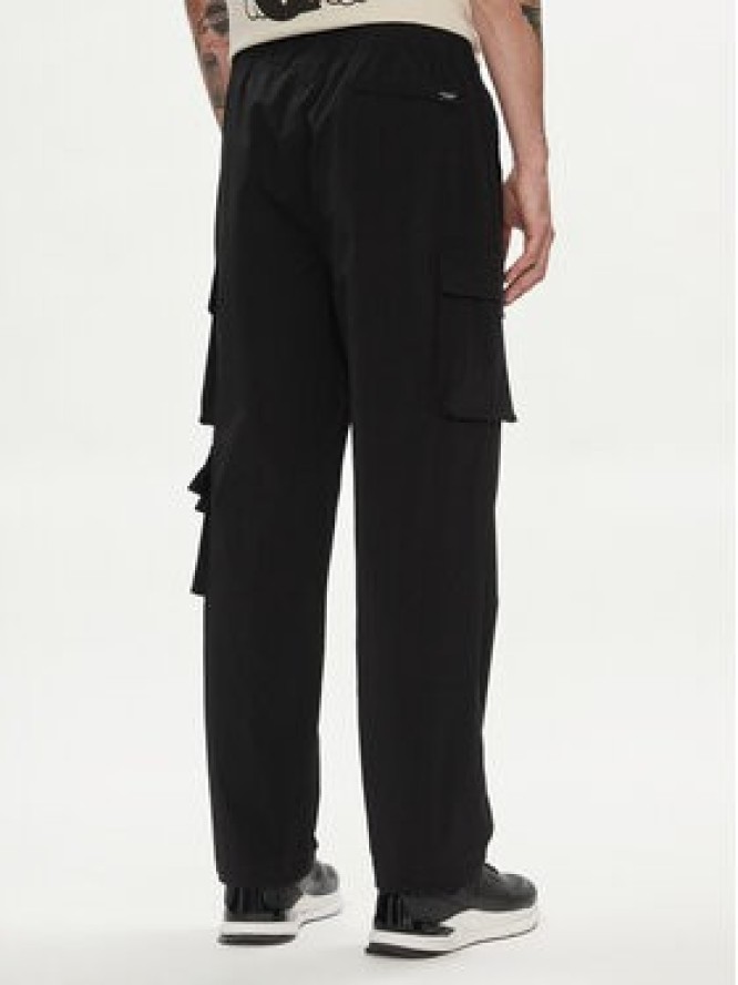 Jack & Jones Spodnie materiałowe Karl 12253626 Czarny Loose Fit