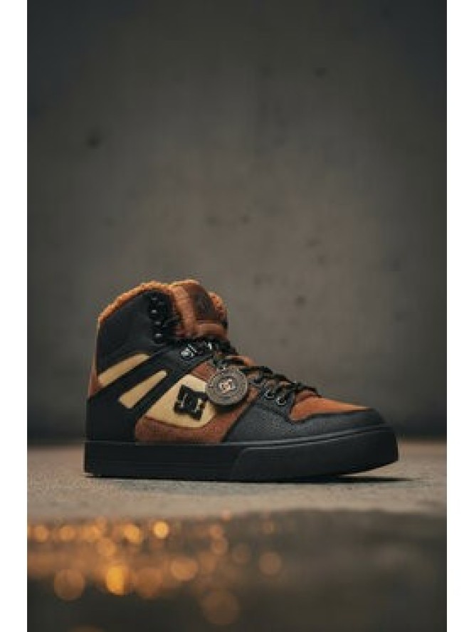 DC Shoes Sneakersy CEO-V5-10118 Brązowy