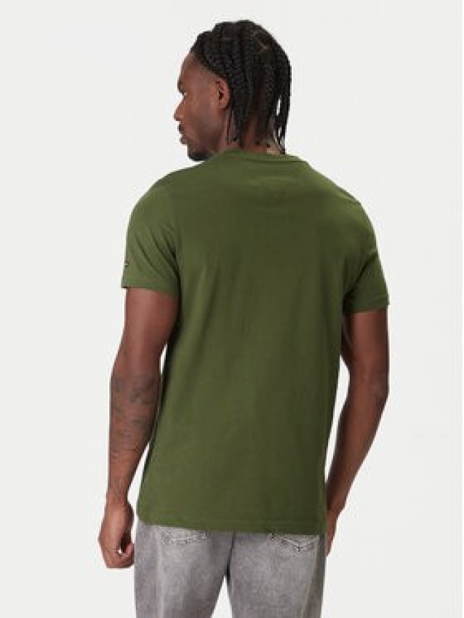 Tommy Hilfiger T-Shirt Logo MW0MW11797 Zielony Regular Fit