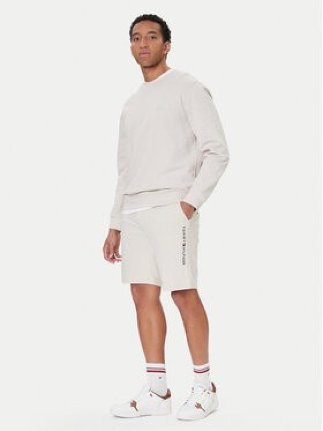 Tommy Hilfiger Szorty sportowe UM0UM03452 Écru Relaxed Fit