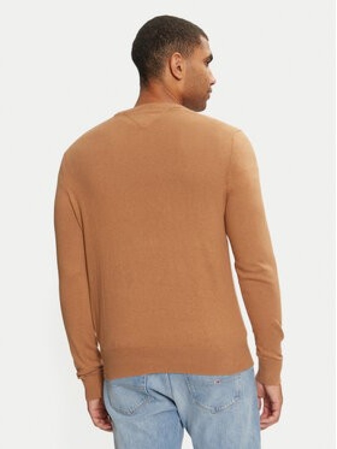 Tommy Hilfiger Sweter MW0MW28046 Brązowy Regular Fit