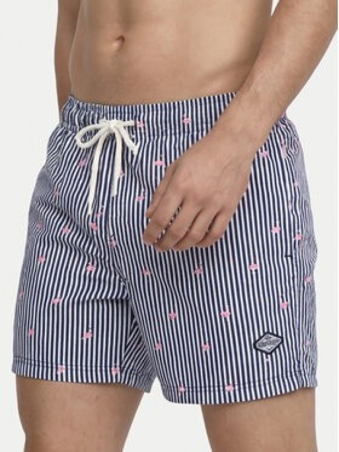 Jack & Jones Szorty kąpielowe Maui Breeze 12291425 Granatowy Regular Fit