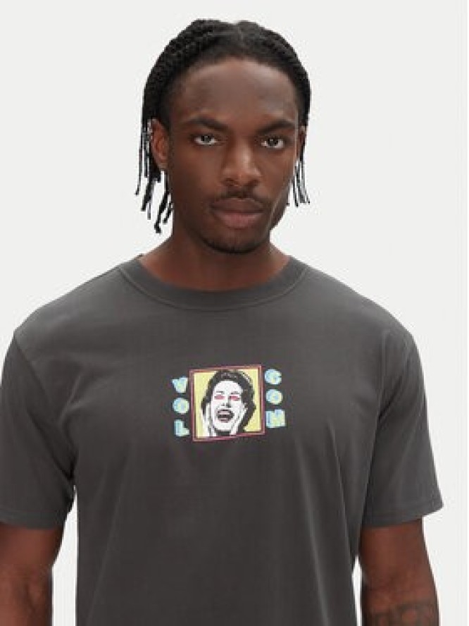 Volcom T-Shirt Space Thing A5212502 Szary Classic Fit