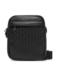 Calvin Klein Saszetka Emblem Emboss Reporter LV04D3204G Czarny