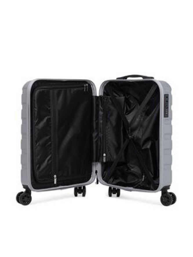 Gino Rossi Walizka kabinowa GIN-S-003-05-SILVER Srebrny