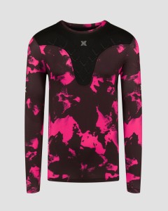 Longsleeve biegowy męski X-Bionic Corefusion Run Shirt LS różowo-czarny