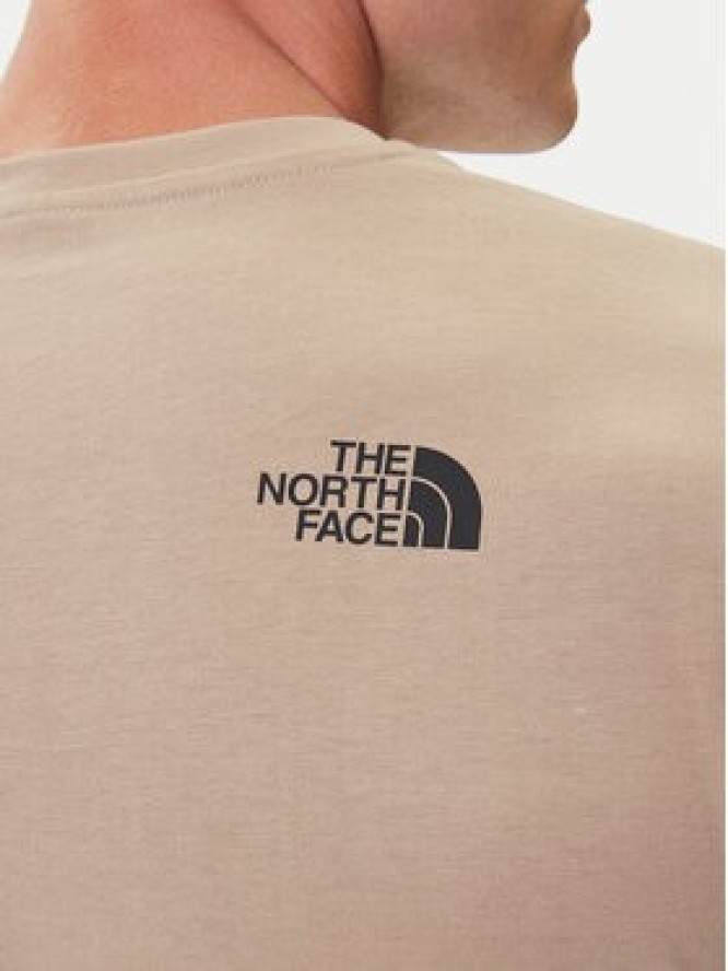The North Face T-Shirt Fine NF0A8A6M Beżowy Regular Fit