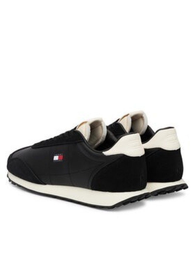 Tommy Jeans Sneakersy Tjm Retro Runner Archive Mix Mat EM0EM01763 Czarny