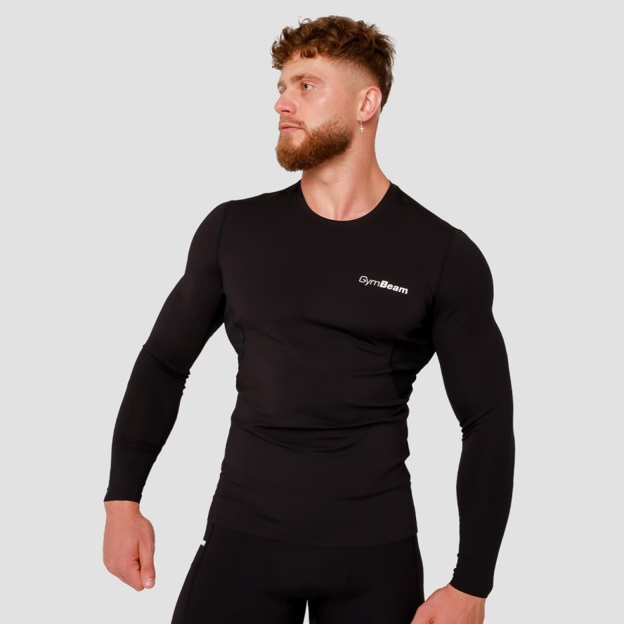 Koszulka męska fitness z długim rękawem kompresyjna High