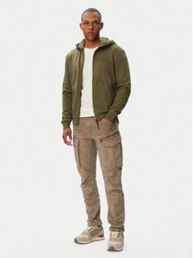 Napapijri Bluza Yourte NP0A8AHE Zielony ciemny Relaxed Fit