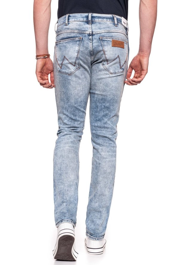 SPODNIE MĘSKIE WRANGLER LARSTON SLASHED GOODS W18SMK10F 112127546