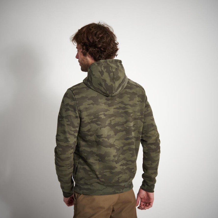 Bluza outdoor z kapturem Solognac 500 Camo Halftone