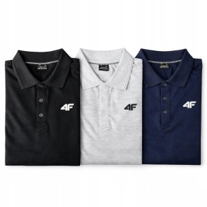 KOMPLET KOSZULEK POLO 4F T-SHIRT MĘSKI ZESTAW 3 SZTUKI
