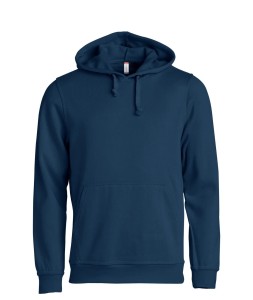 clique Basic Hoody blu granatowy bluza z kapturem unisex – dark navy