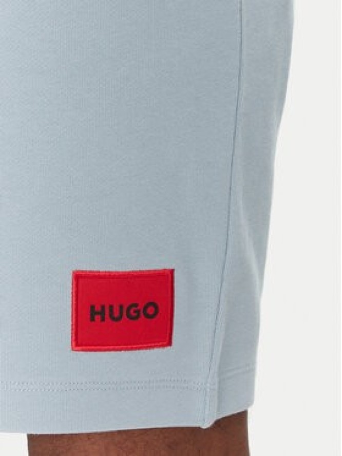 HUGO Szorty sportowe Diz222 50466196 Błękitny Regular Fit