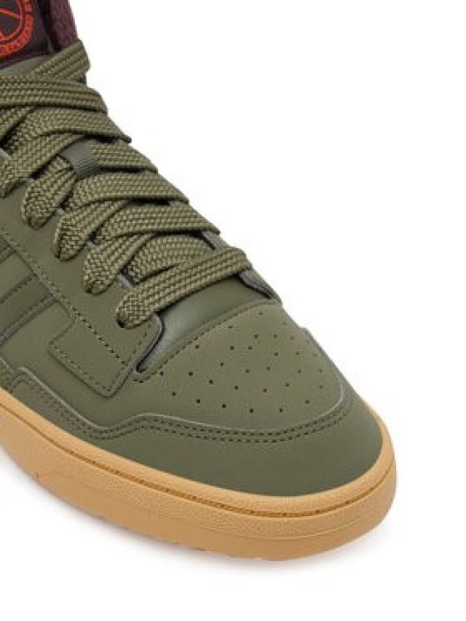adidas Sneakersy Rapid Court Mid Winterized JR0184 Zielony