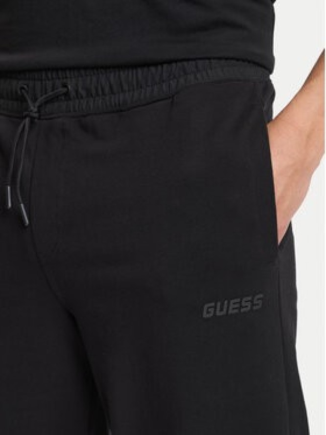 Guess Spodnie dresowe Z6GB01 K2834 Czarny Regular Fit