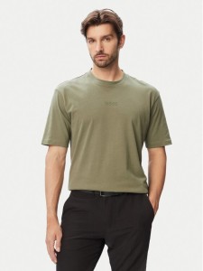 BOSS T-Shirt Tee 10 50519368 Khaki Relaxed Fit