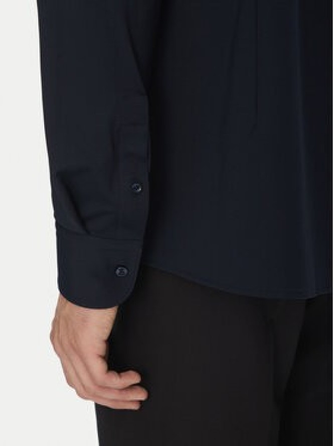 BOSS Koszula P-Hank 50539398 Granatowy Slim Fit