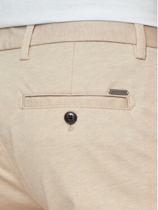 Jack & Jones Szorty materiałowe Jpstmarco 12249321 Beżowy Slim Fit