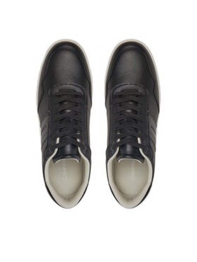 Calvin Klein Sneakersy Low Top Lace Up Logo HM0HM01653 Czarny
