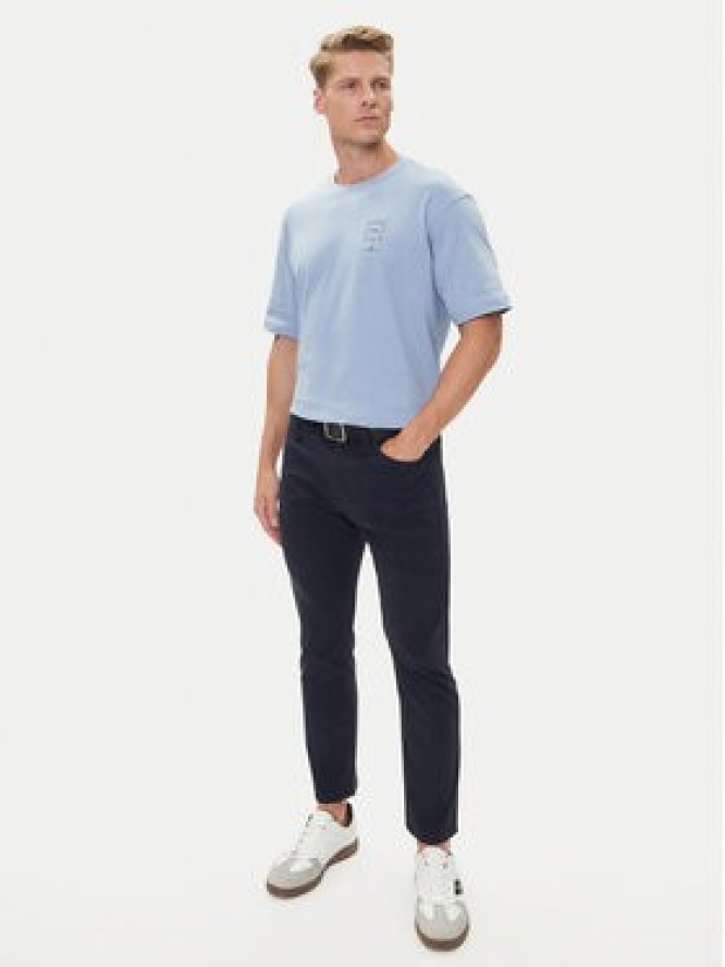 BOSS T-Shirt Te_Voyage 50546370 Niebieski Relaxed Fit