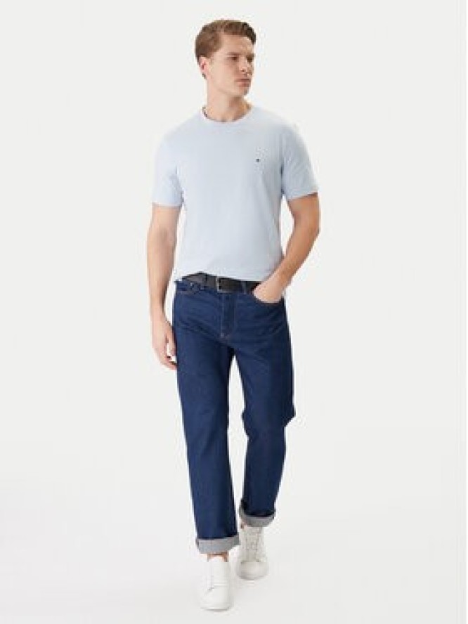 Tommy Hilfiger T-Shirt MW0MW39995 Błękitny Regular Fit