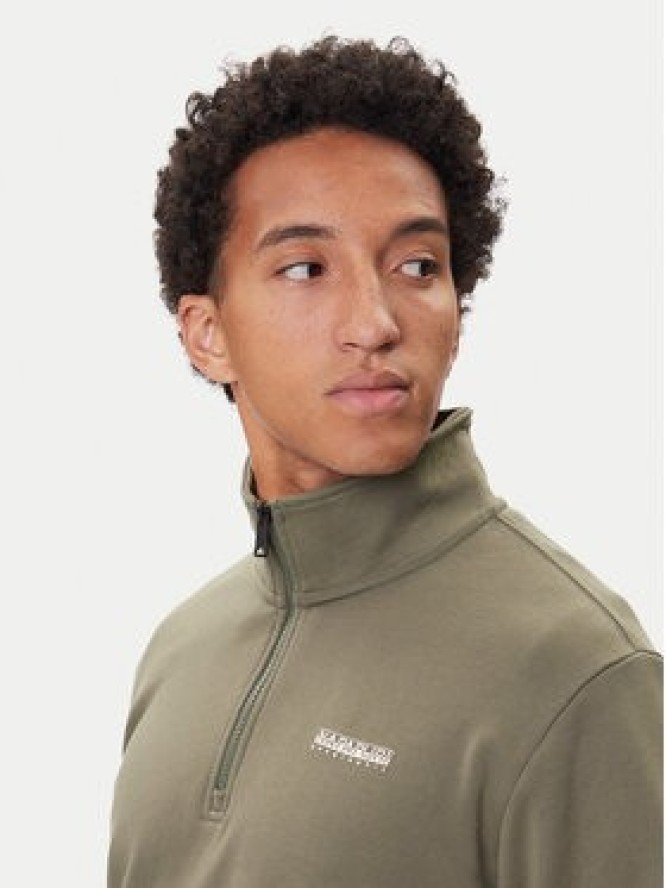 Napapijri Bluza B-Small Box Hz NP0A88TO Zielony Relaxed Fit