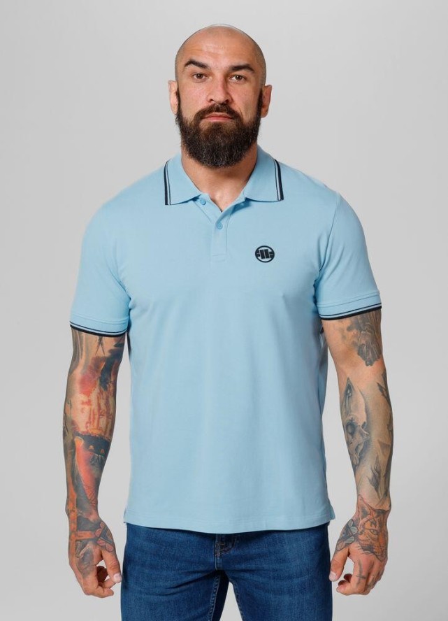 Koszulka męska Pitbull Polo Pique Stripes Regular