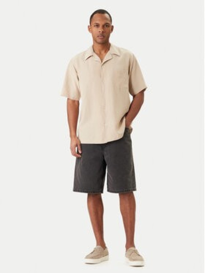 Guess Koszula F6GH01 WN202 Beżowy Regular Fit