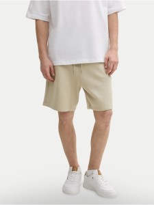 Tom Tailor Denim Szorty sportowe 1045584 Beżowy Regular Fit