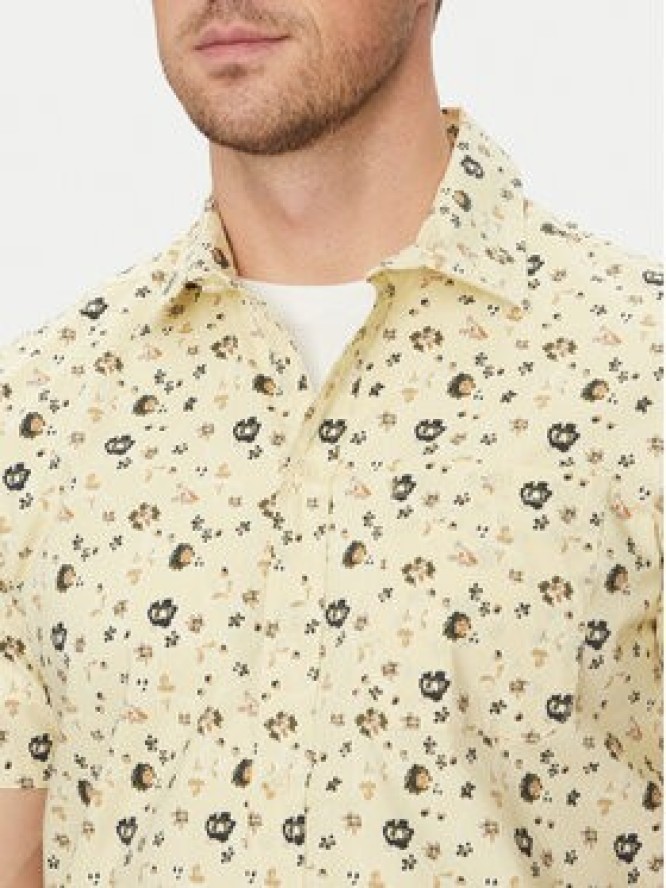 Blend Koszula 20718102 Beżowy Regular Fit