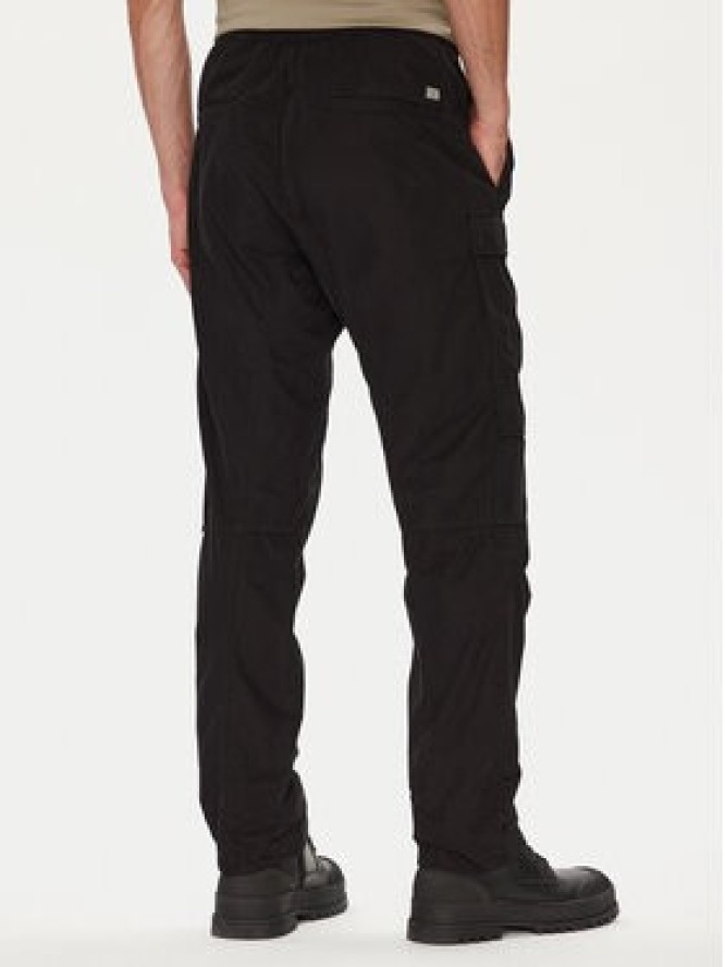 C.P. Company Spodnie materiałowe 19CMPA173A110324G Czarny Regular Fit