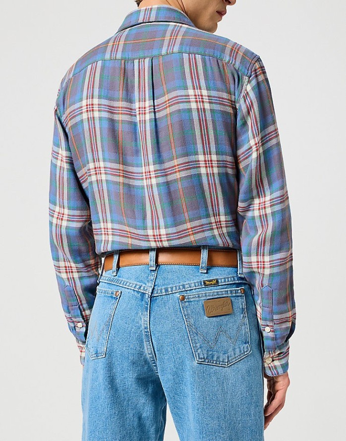 WRANGLER MĘSKI PASEK SKÓRZANY BOMBATO BELT DARK COGNAC 112358067 PREMIUM W0CL014422