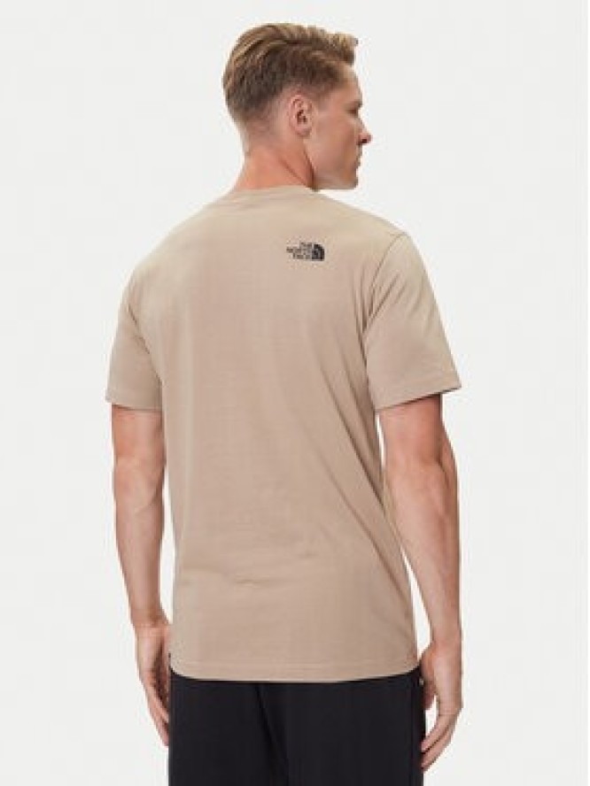 The North Face T-Shirt Fine NF0A8A6M Beżowy Regular Fit