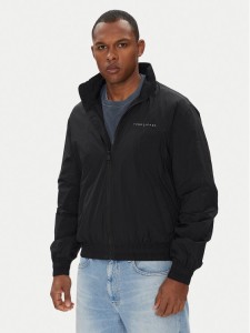Tommy Jeans Kurtka przejściowa Essential DM0DM21667 Czarny Regular Fit