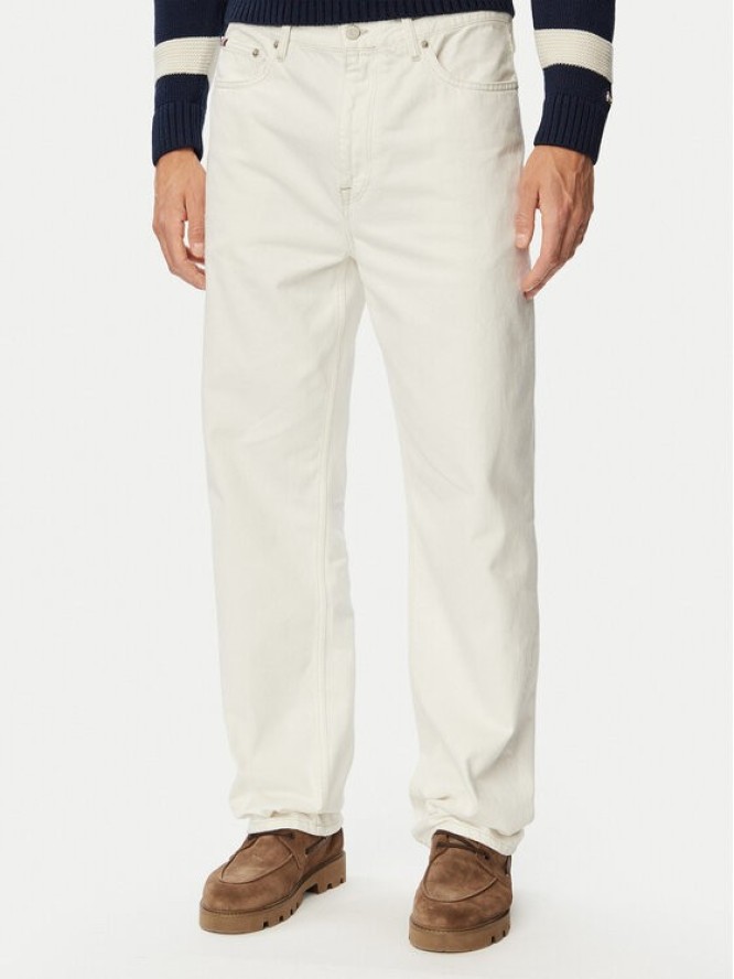 Tommy Hilfiger Jeansy River MW0MW43485 Biały Relaxed Fit
