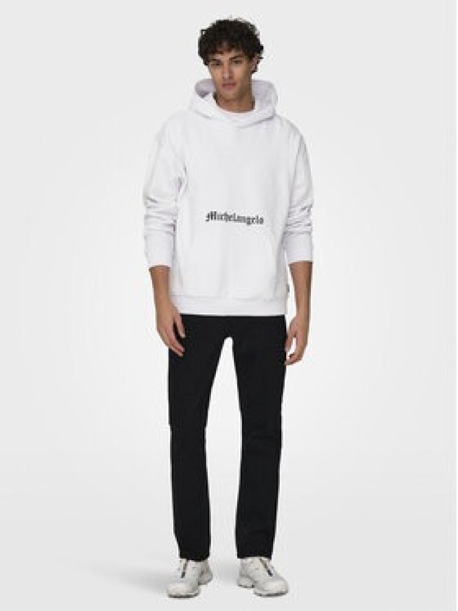 Only & Sons Bluza Apoh 22028208 Biały Relaxed Fit