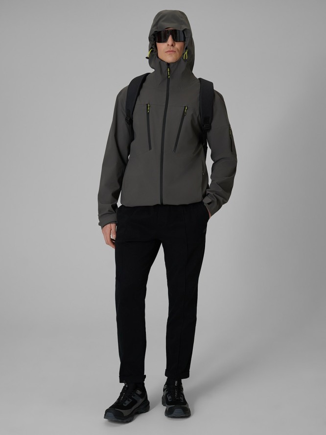 4F Kurtka przejściowa membrana 8000 męska - szara 3XL