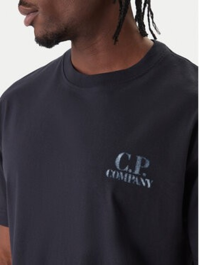 C.P. Company T-Shirt 20CMTS143A110579W Granatowy Regular Fit