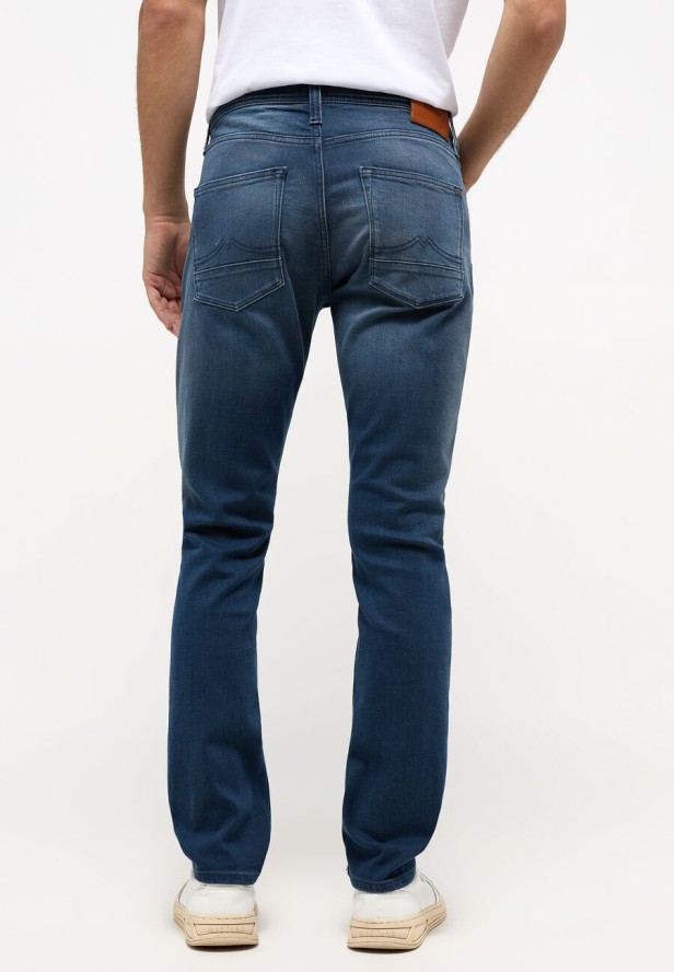 MUSTANG Vegas Slim Męskie Spodnie Jeansowe Denim Blue 1013231 5000 783
