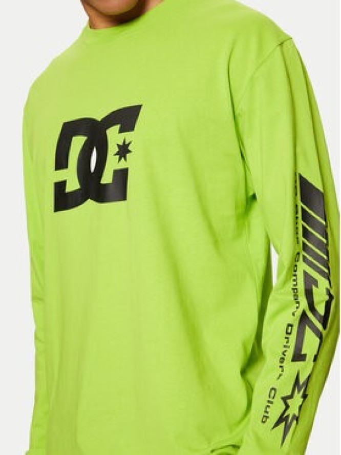 DC Shoes Longsleeve Drivers Club ADYZT05406 Zielony Standard Fit