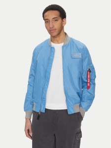 Alpha Industries Kurtka bomber MA-1 TTC Two Tone 126101 Niebieski Regular Fit