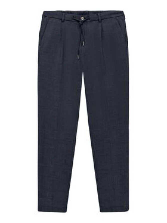 Bugatti Chinosy 1950-16210E Granatowy Slim Fit